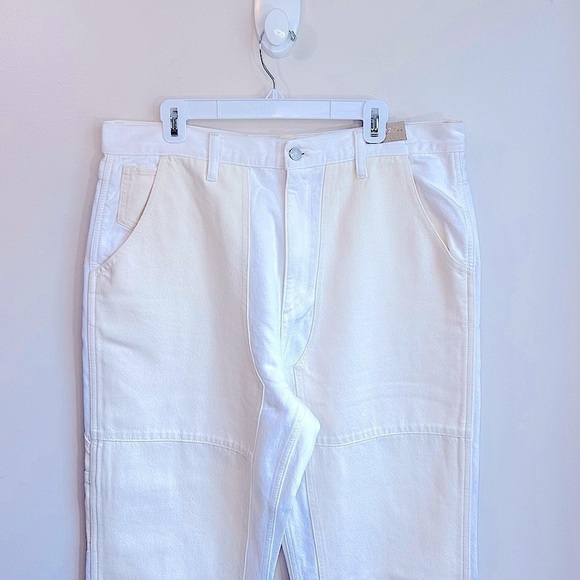 NWT Madewell The ‘90s Straight Jean: Two-Tone Workwear Edition Size 32 - Picture 4 of 16